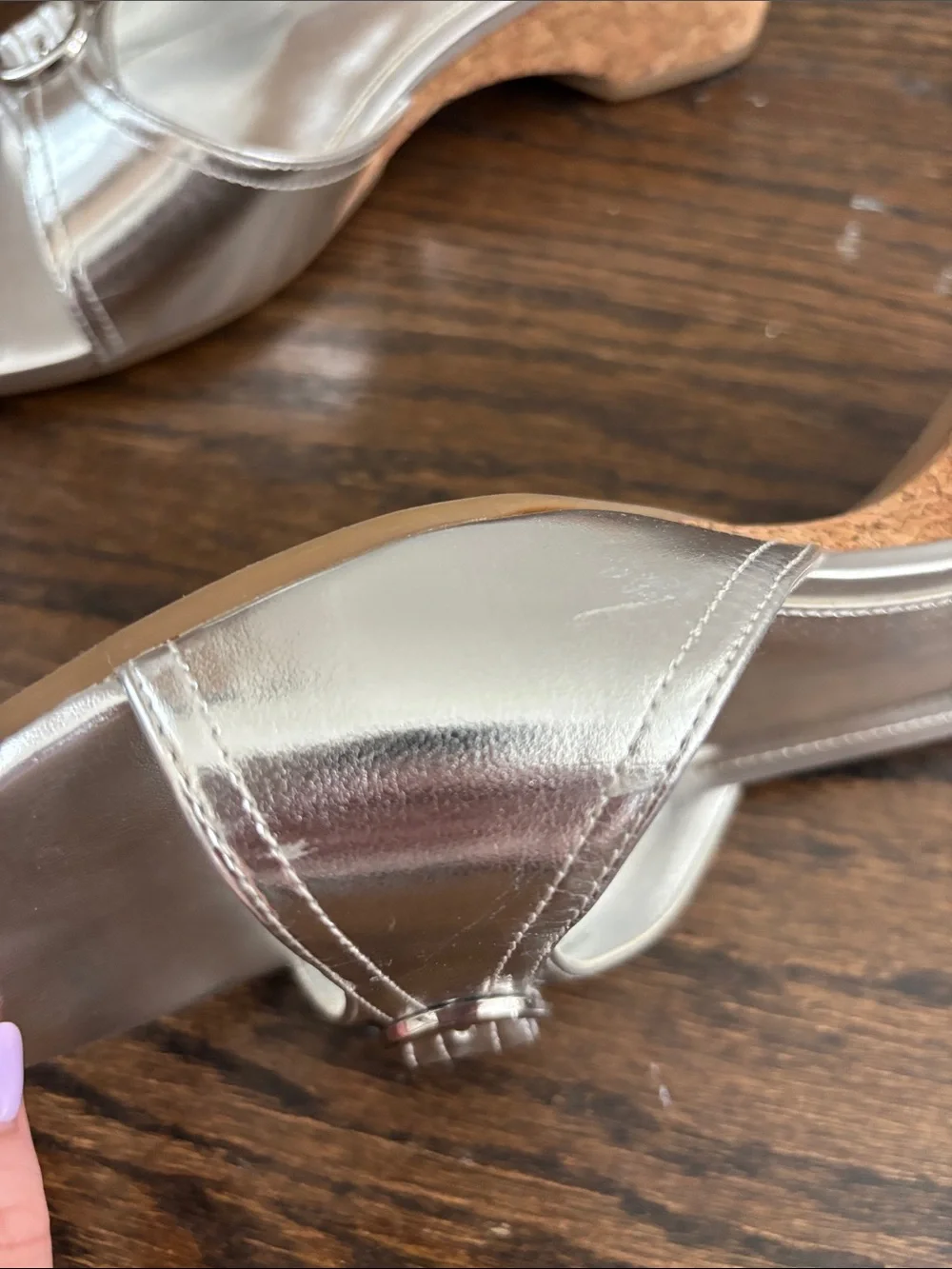 Mango metallic silver
